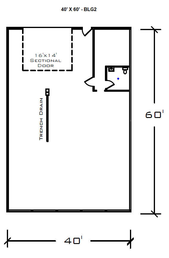 40 x 60 shop space for rent in brookings sd