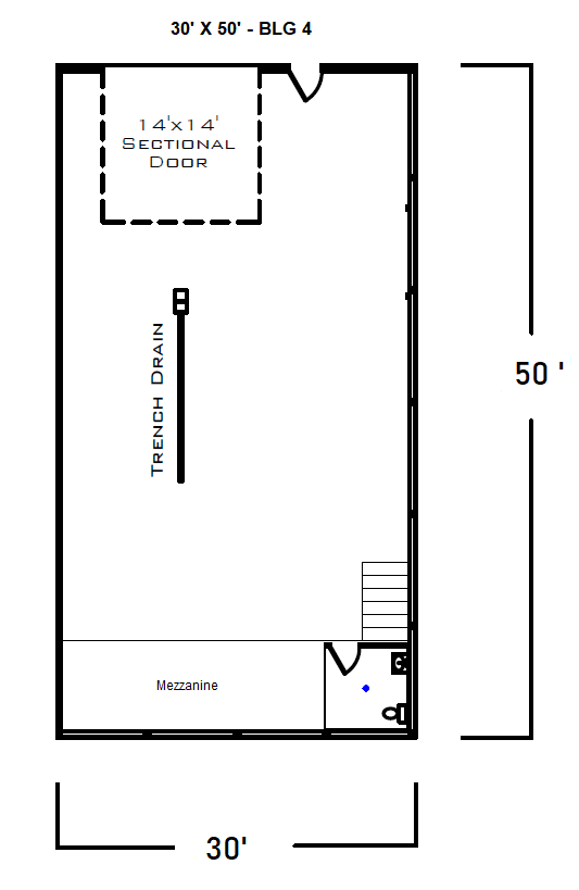 30 x 50 shop condo for rent in brookings sd