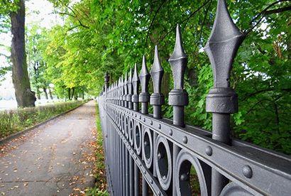 Wrought Iron Fence Repair — Old Decorative Iron Fence In Independence, MO