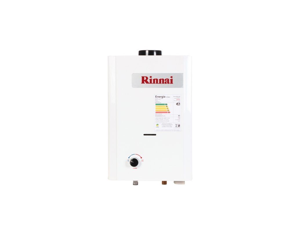Aquecedor de água a gás RINNAI modelo REU M07 BP