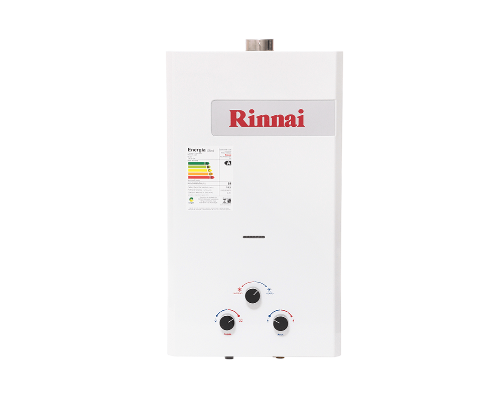 Aquecedor de água a gás RINNAI modelo REU M150 FEHB