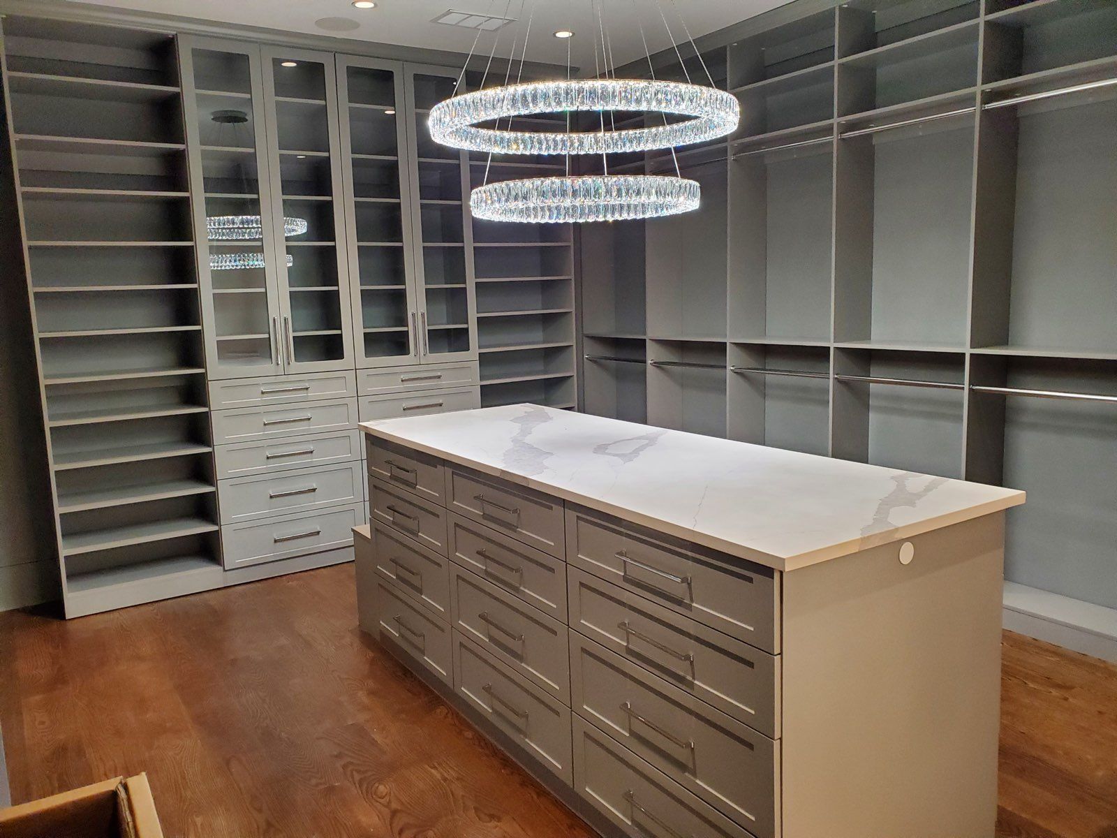 Custom Modern Closet — Buford, GA — Echols Glass & Mirror