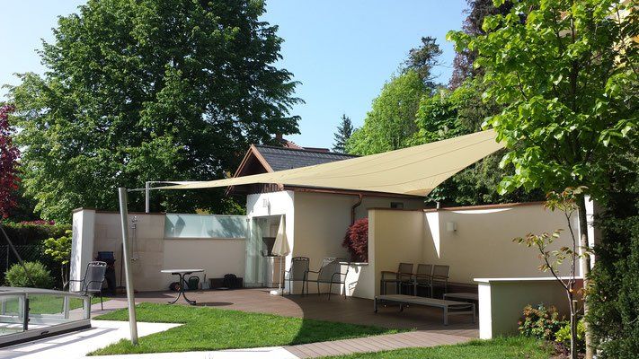 KM Technik für Sonnenschutz, Sonnensegel