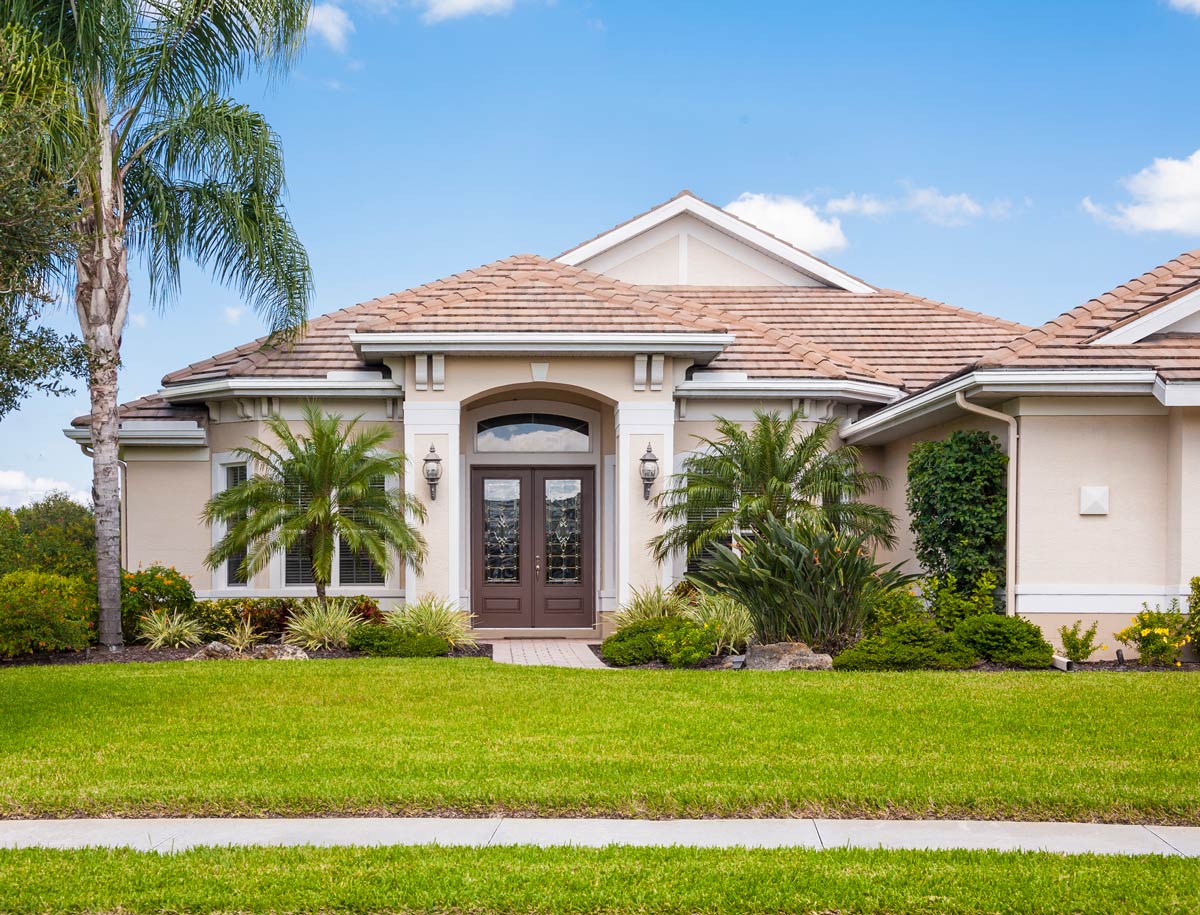 Contemporary Home with Palm Trees — Naples, FL — Snell Home Services