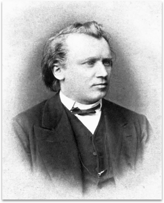 Johannes Brahms photographed in 1872