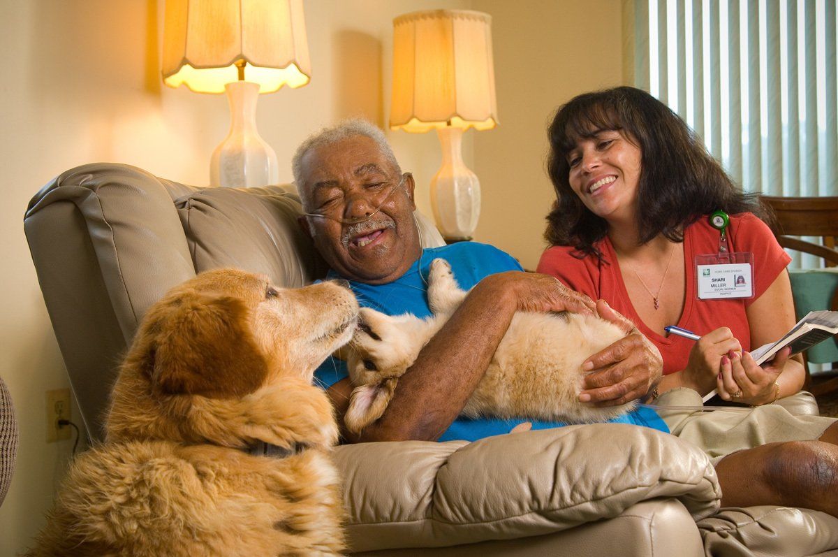 Personal Care Services — Home Care Patient and Nurse on Duty in Duncanville, TX