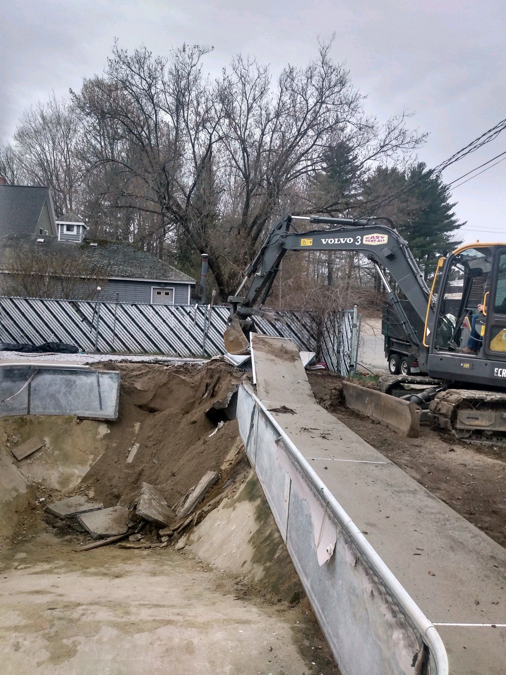 pool demolition/removal