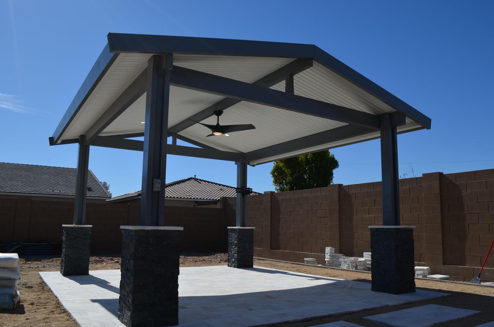 Southwest Patio's eco-friendly patio cover in San Tan, promoting sustainable outdoor comfort.