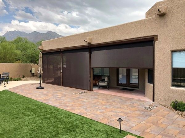 El Mirage outdoor spaces redefined with elegant privacy screening solutions.