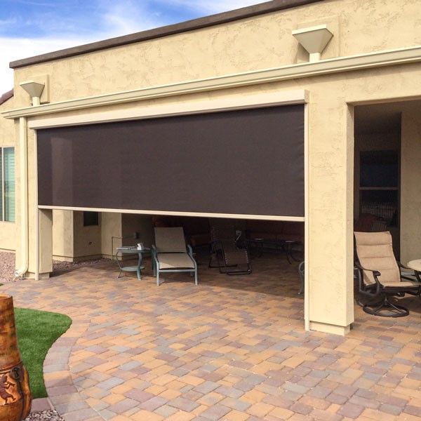 Goodyear patios made cozier with Southwest Patio's custom privacy screens.