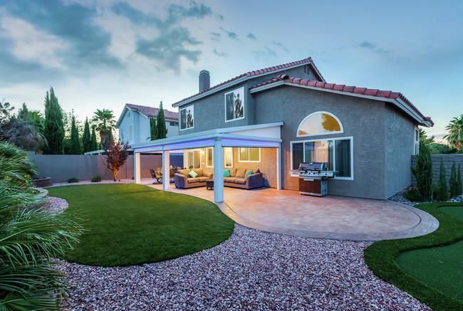Sturdy and stylish Four Seasons patio cover in Mesa, AZ, enhancing outdoor living spaces with durability and design.