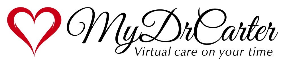 My DrCarter virtual care on your time logo