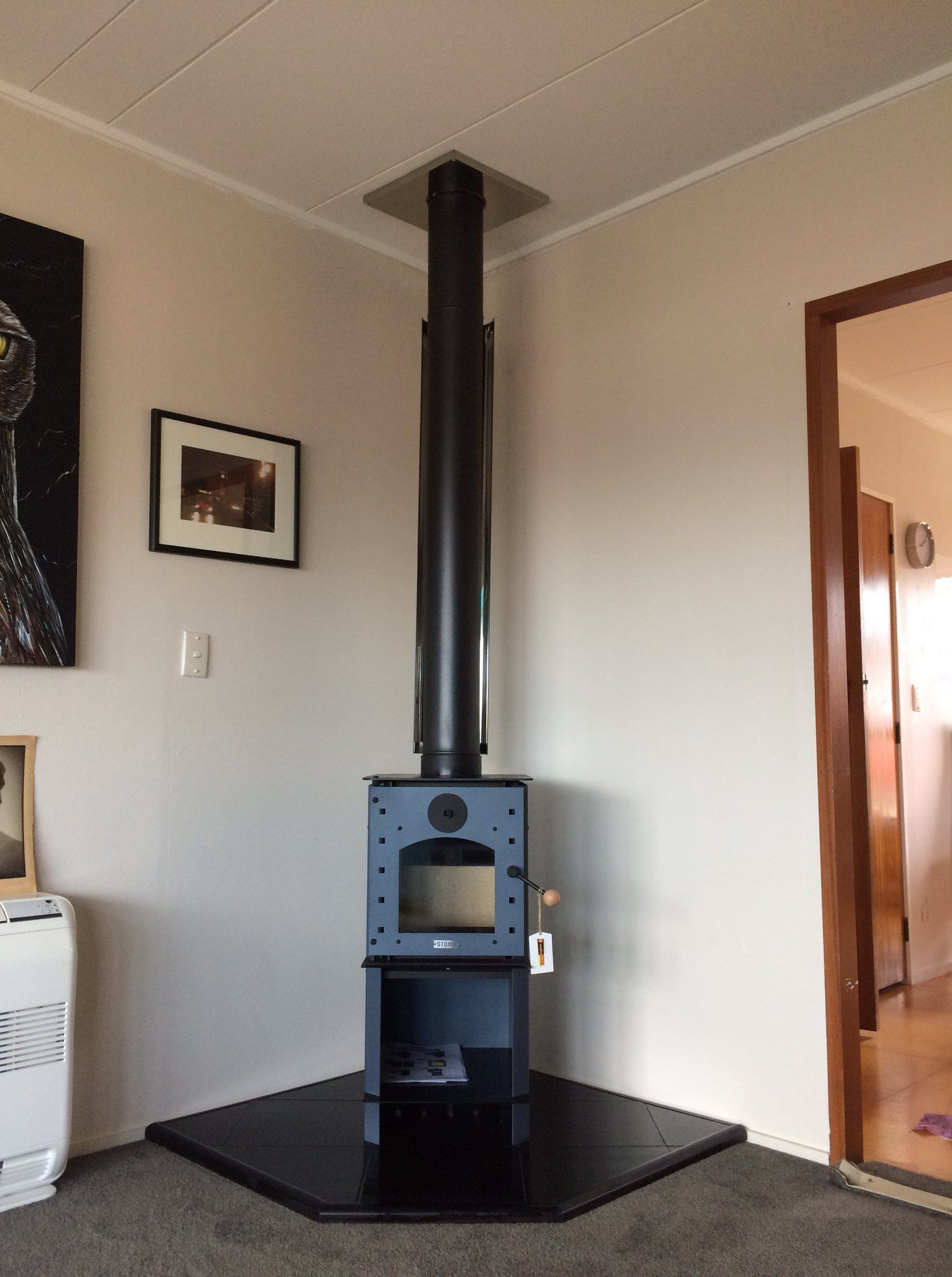 wood burning stove