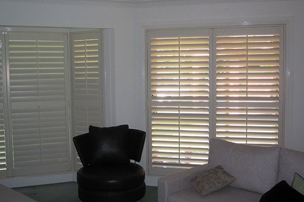 Plain White Shutters — Warragul, VIC — Countrywide Curtains & Blinds