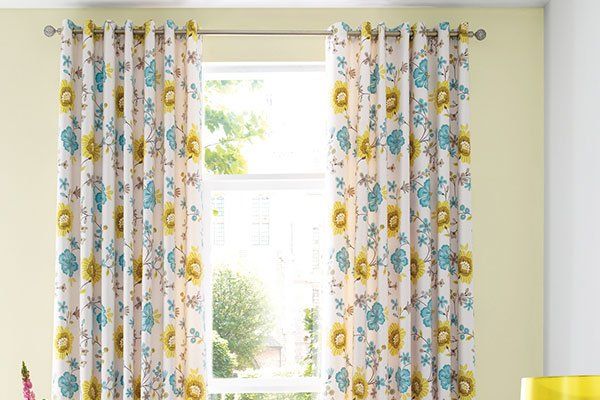 Flower Curtain — Warragul, VIC — Countrywide Curtains & Blinds