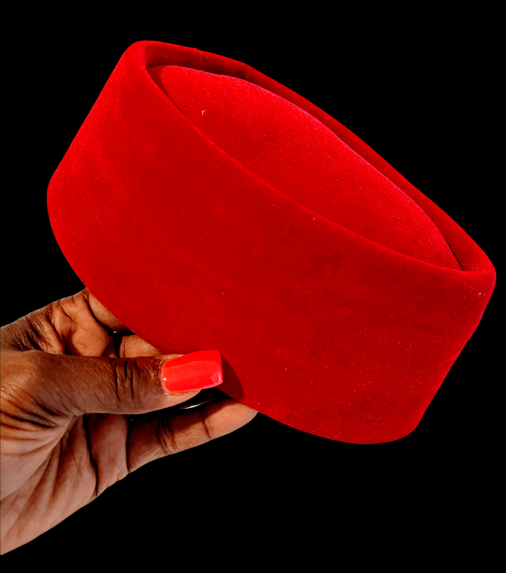 Rho & Nya-Red cap chief hats