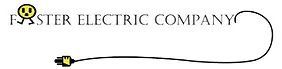 a logo for foster electric company with a picture of a plug .