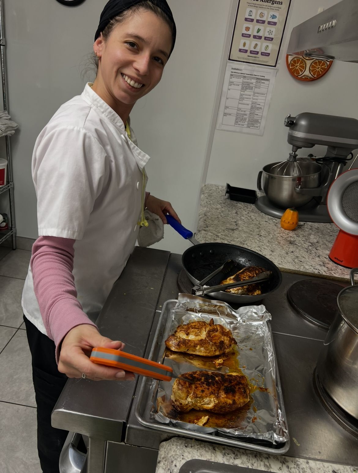 montessori chef cooking meal