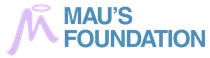 Logo for Mau's Foundation. It features a light purple 