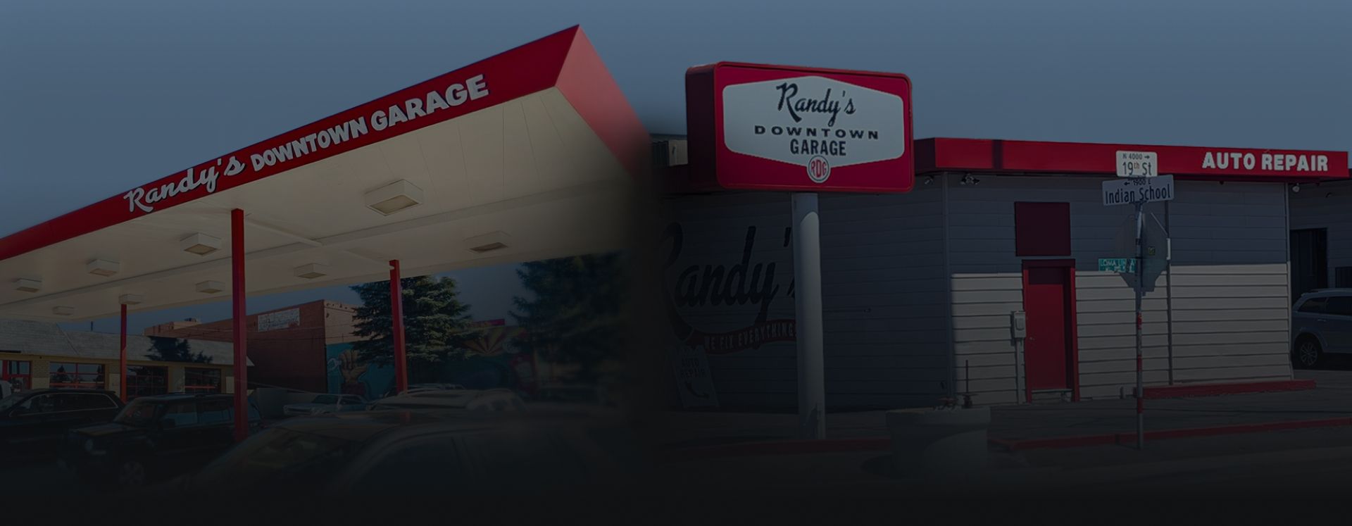 A person is working under a car in a garage | Randy's Downtown Garage