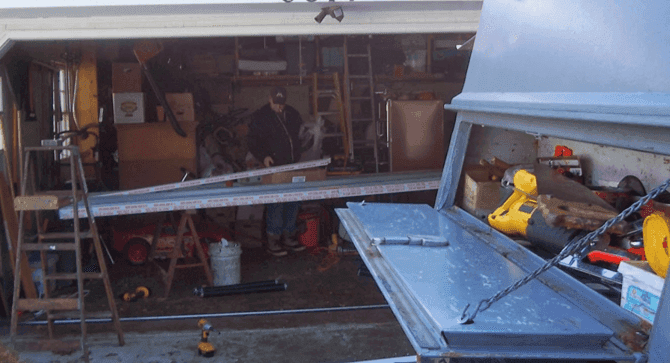 Front view of Garage Door