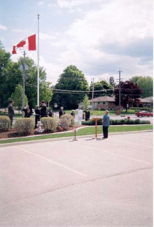 Five photos from Flag Dedication Service 2005