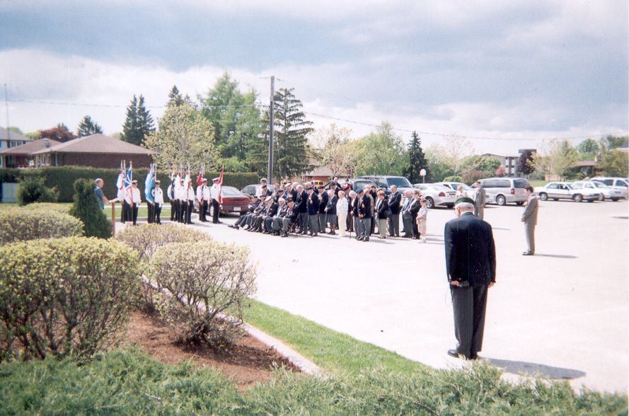 Five photos from Flag Dedication Service 2005