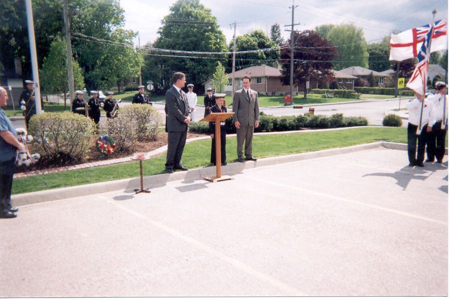 Five photos from Flag Dedication Service 2005