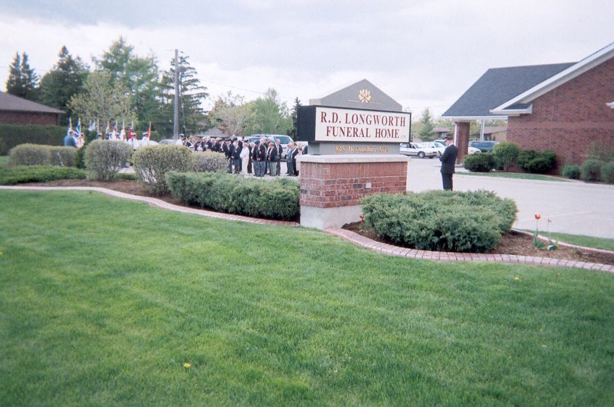 Five photos from Flag Dedication Service 2005