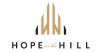 a logo for hope on the hill  .