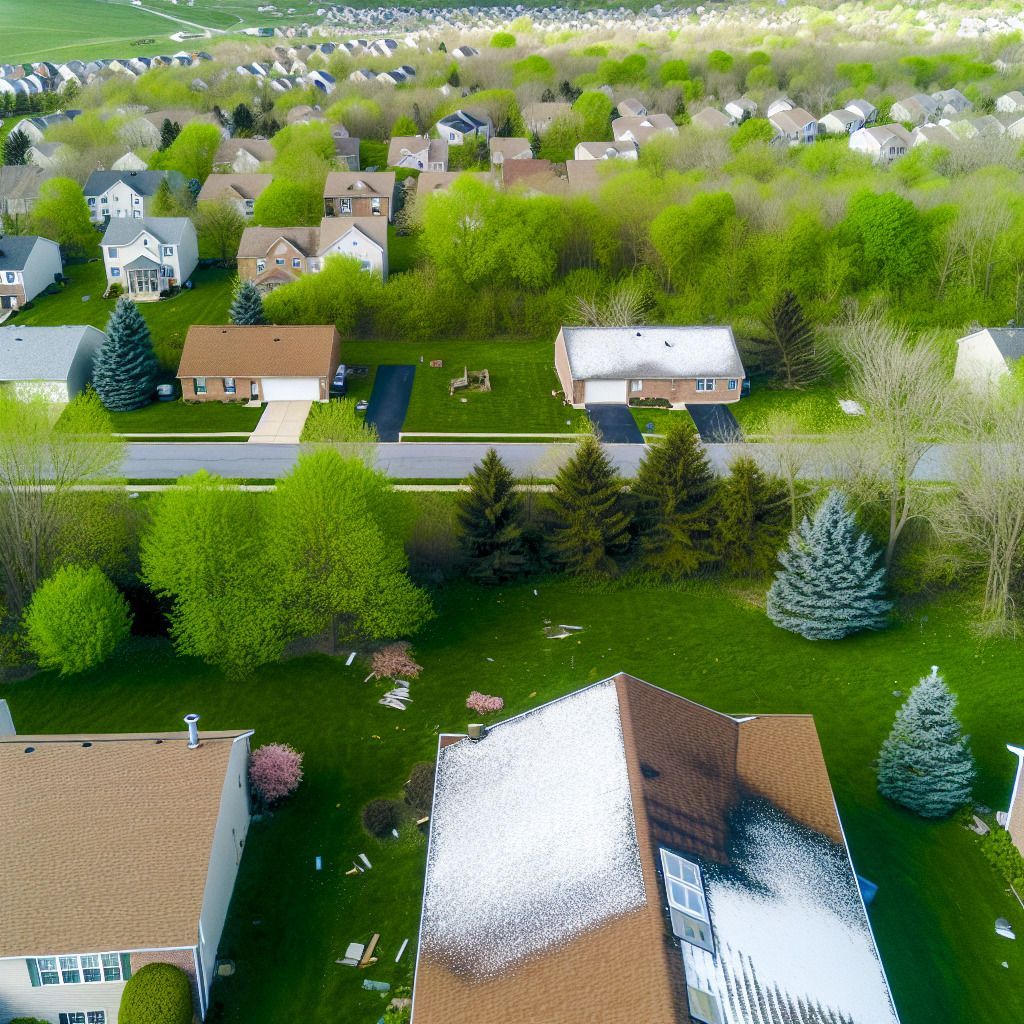 Hail Damage Roof Repair in Cranberry Township: Act Now! | CE Little Roofing