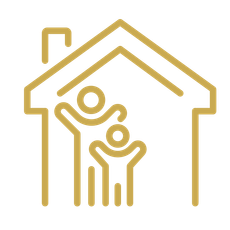 in-home caregiver supporting children in family environment