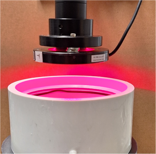 Hyper-Eye SHA-HE-257512 Inspection with low-angle ring light