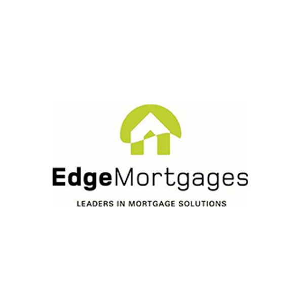 Edge Mortgages logo with a green house icon and text 
