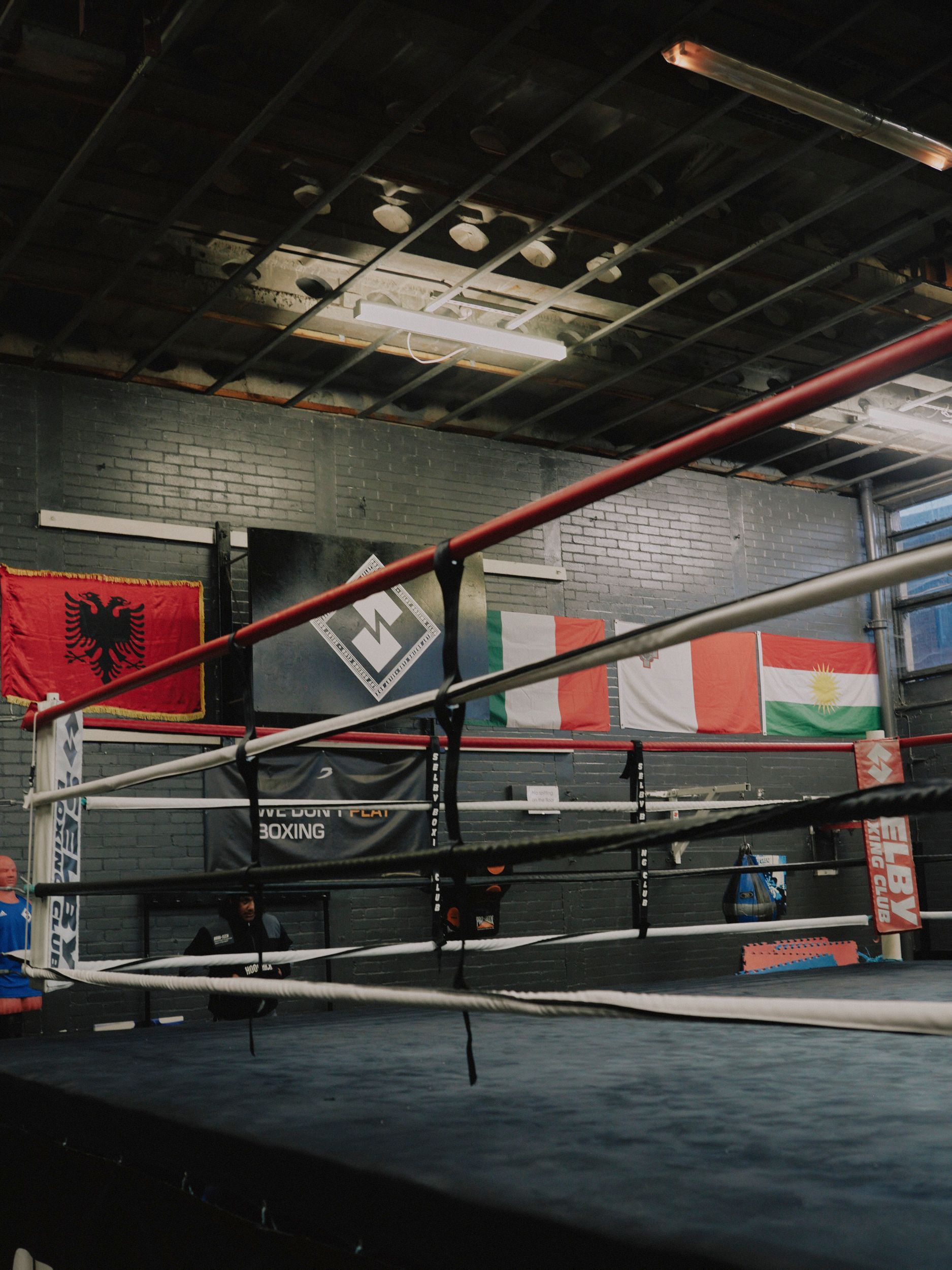 Selby Amateur Boxing Club boxing ring