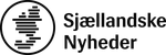 Logo of Sjællandske Nyheder, featuring a circular graphic of horizontal lines representing a landmass.