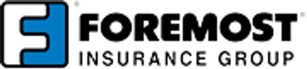 Foremost Insurance Group logo in black and blue with stylized F icon