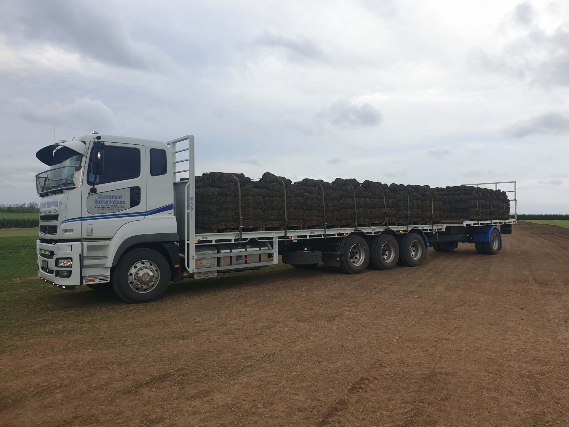 Truck Carrying Deliveries — Deliveries in Gin Gin, QLD
