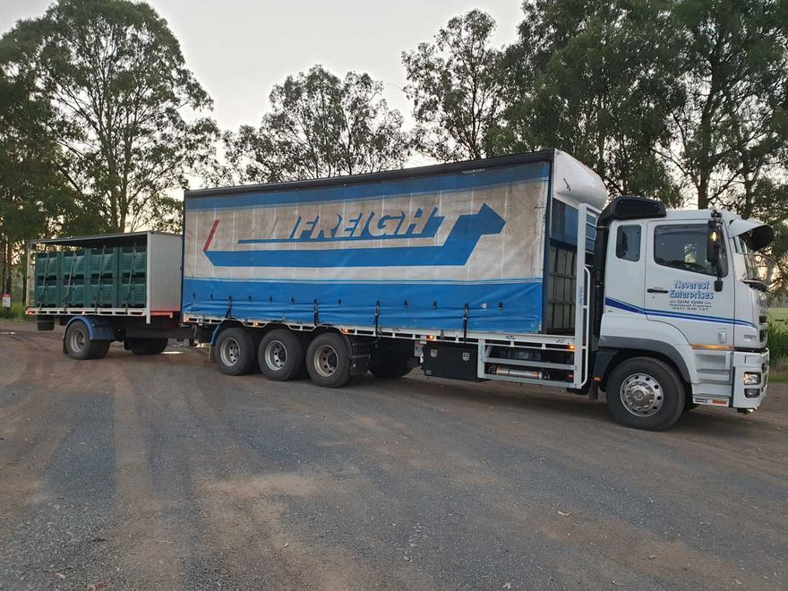 Semi-Truck Commercial Vehicle — Deliveries in Gin Gin, QLD