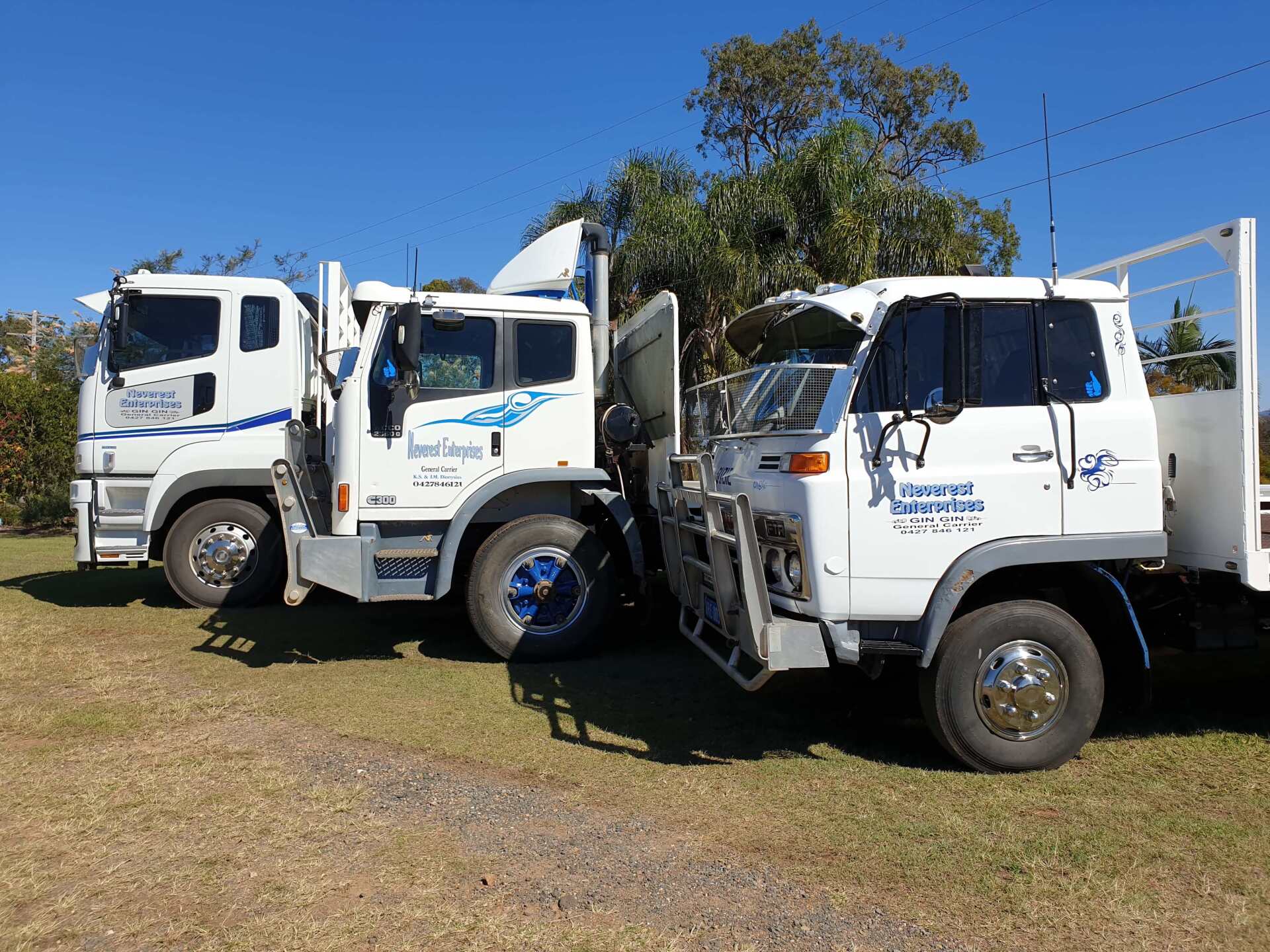 Company Trucks — Deliveries in Gin Gin, QLD
