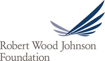 The logo for the robert wood johnson foundation