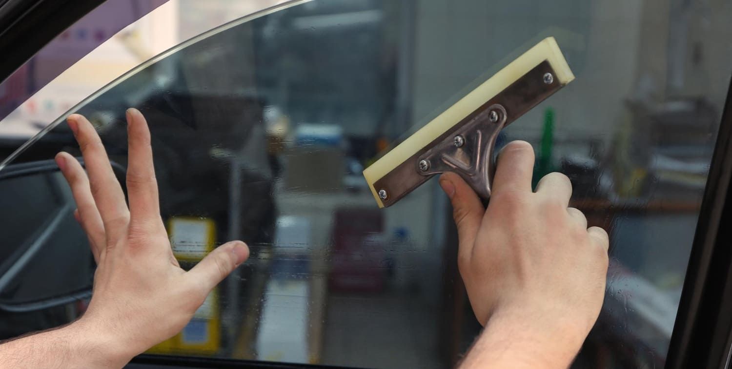 Professional car window tint installation