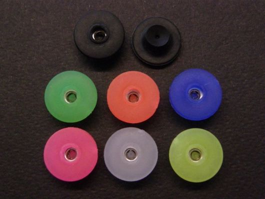 Rubber buttons