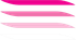 Pink gradient ribbons, stacked horizontally, representing a color scheme.