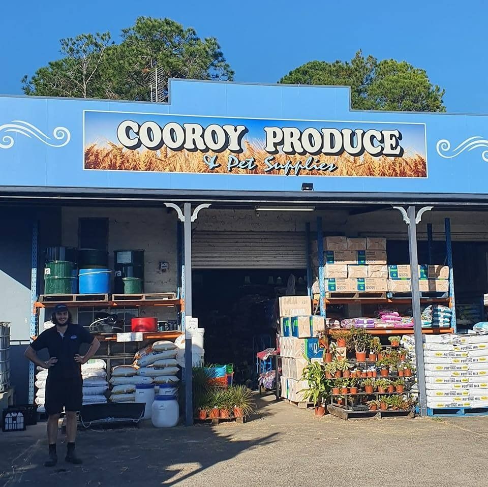 A Man Stands In Front Of A Cooroy Produce Store — Cooroy Produce In Cooroy, QLD