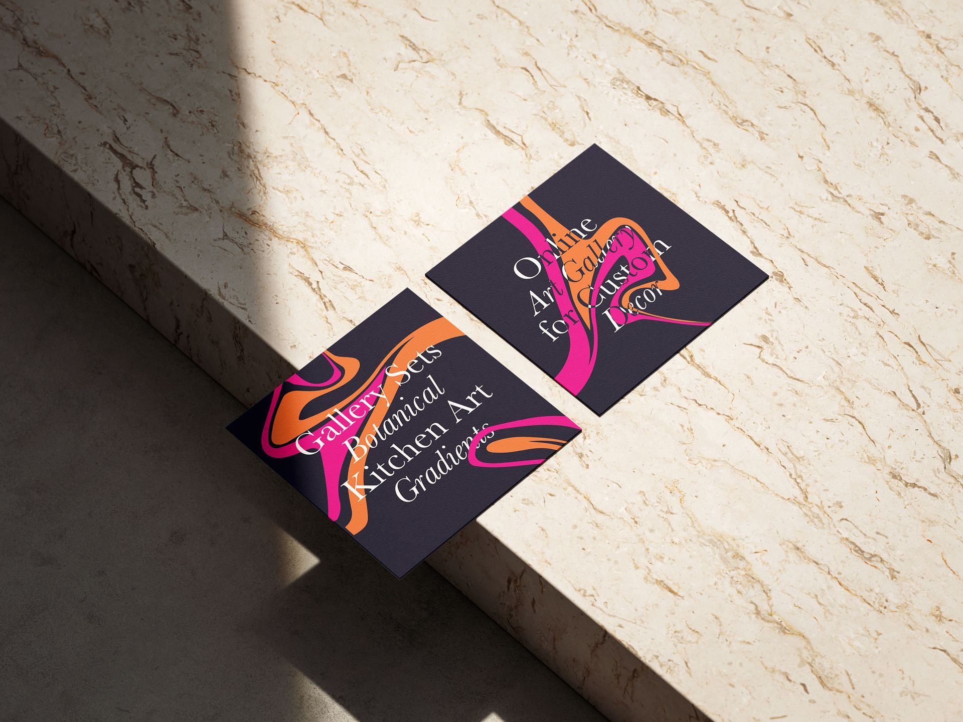 Branding identity and art direction for the home decor brand Galerie Loni