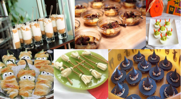 Halloween Hors D'oeuvres Menu