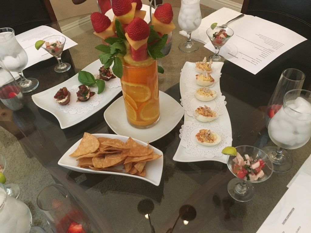 Table With Appetizers