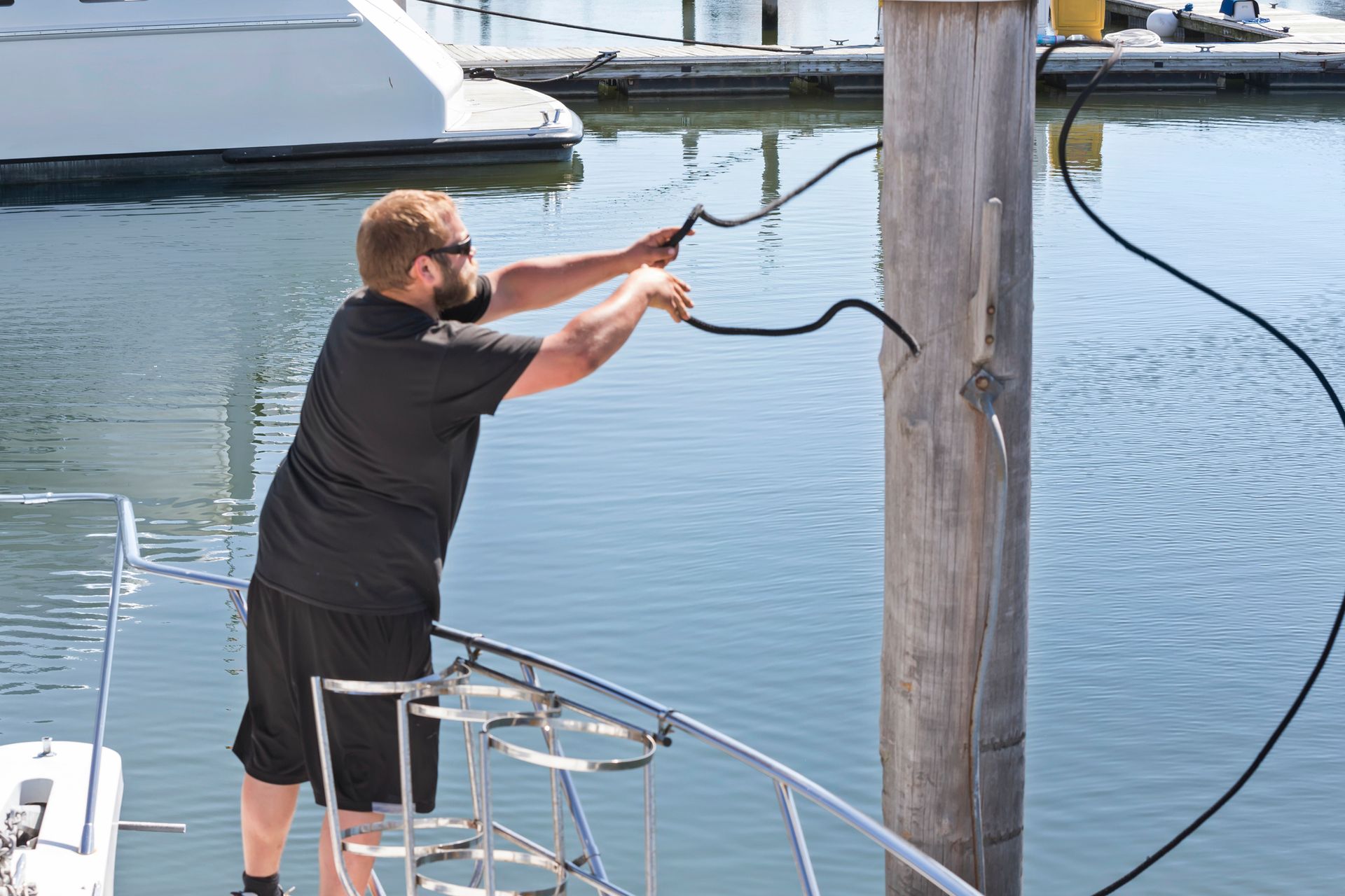 Ship Deck at Night — Hot Springs, AR — Russell Electric Service