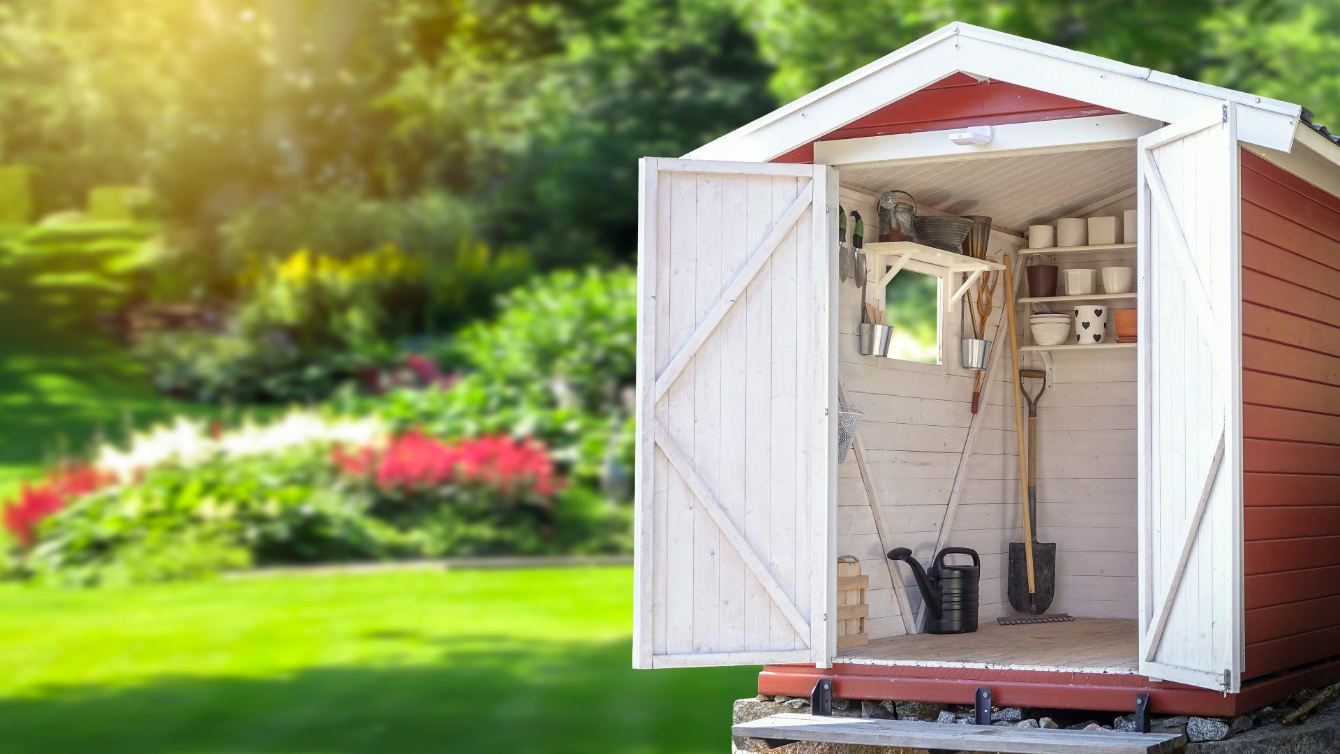 Organized Storage Shed